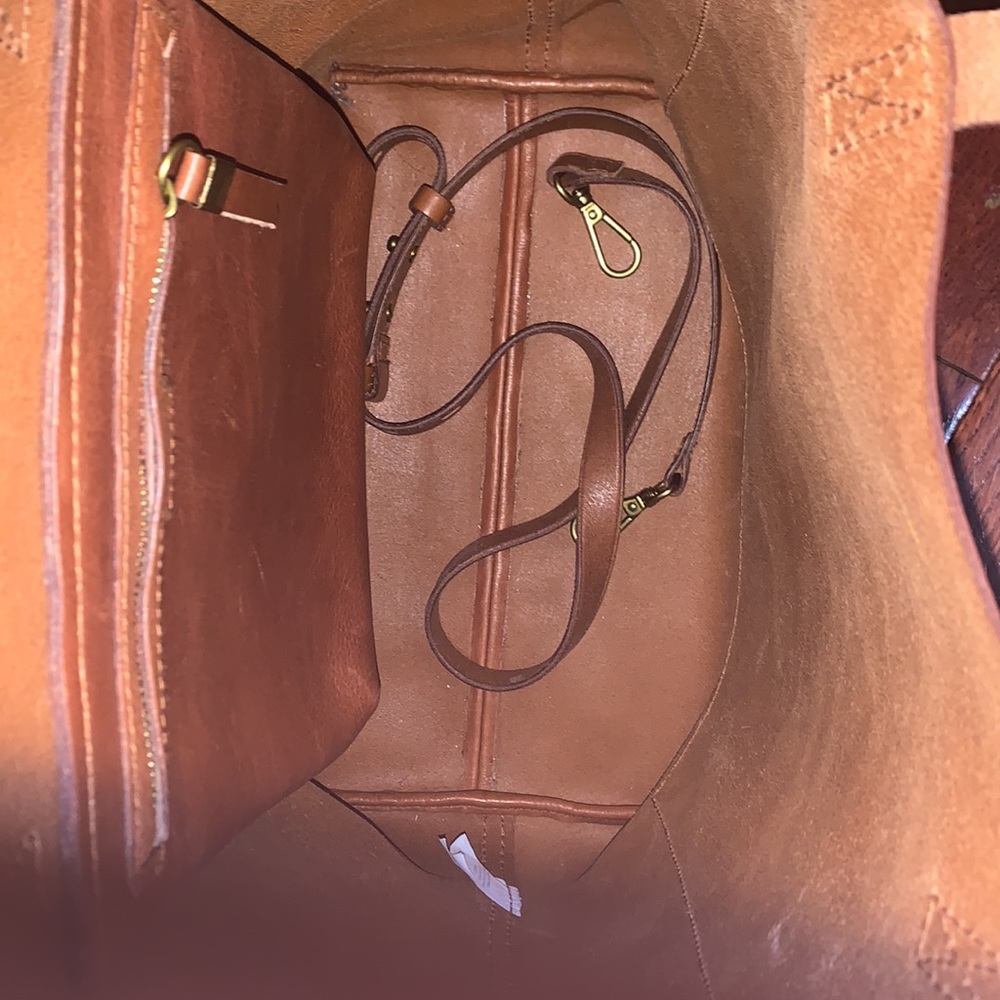 Brand new: Madewell medium transport tote with custom monogramming  “ALI” - Picture 5 of 6
